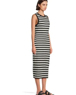 Sanctuary Contrast Trim Maxi Black/Macrame Stripe Sale