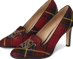 Lauren Ralph Lauren Corah Pumps Black/Red/Black Discount