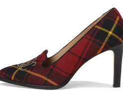 Lauren Ralph Lauren Corah Pumps Black/Red/Black Discount