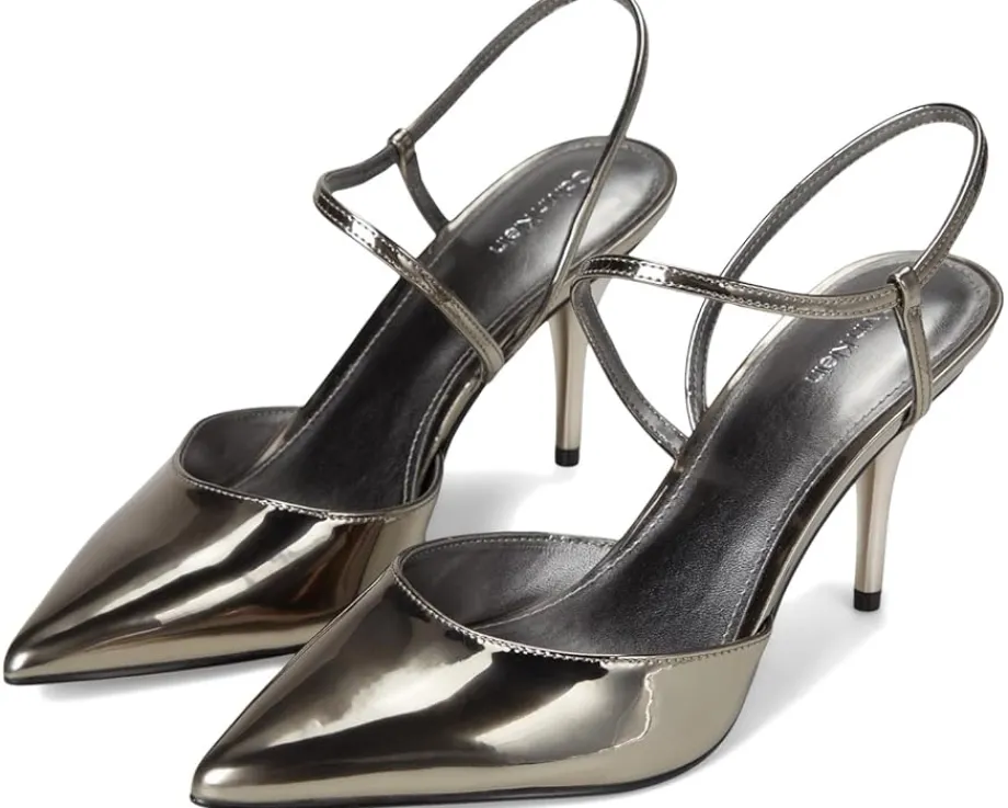 Calvin Klein Cordera Pewter Mirror Metallic Outlet