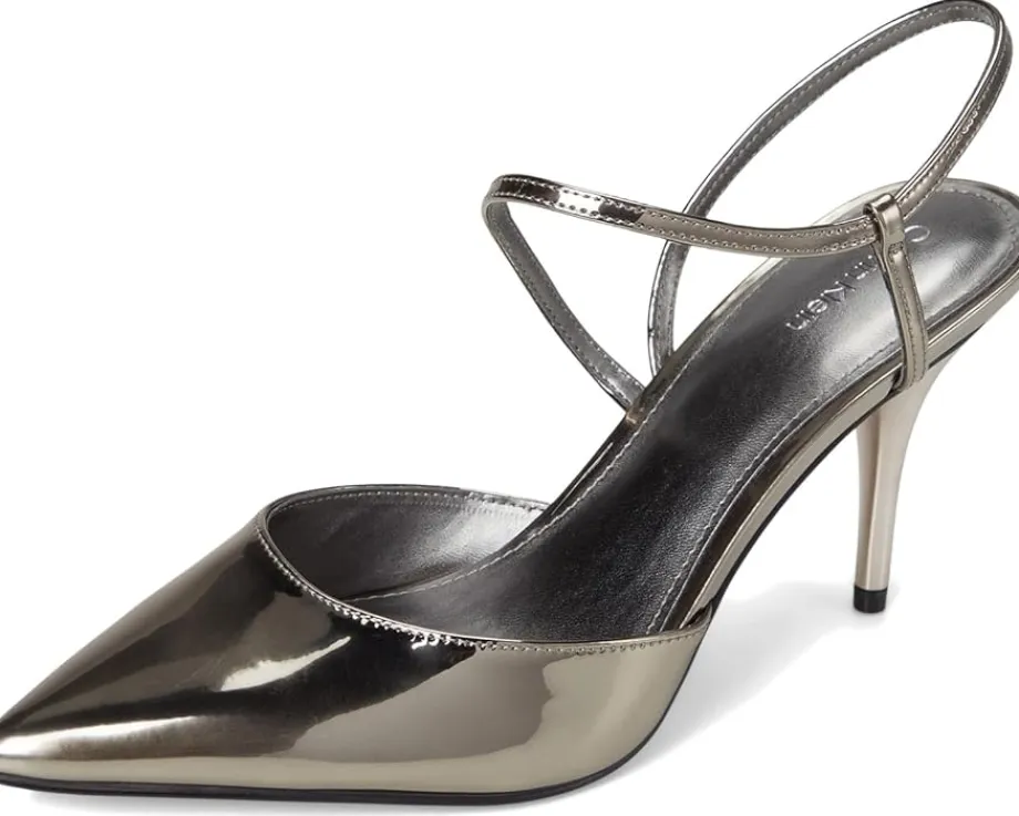 Calvin Klein Cordera Pewter Mirror Metallic Outlet