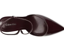 Calvin Klein Cordera Dark Red Patent Clearance