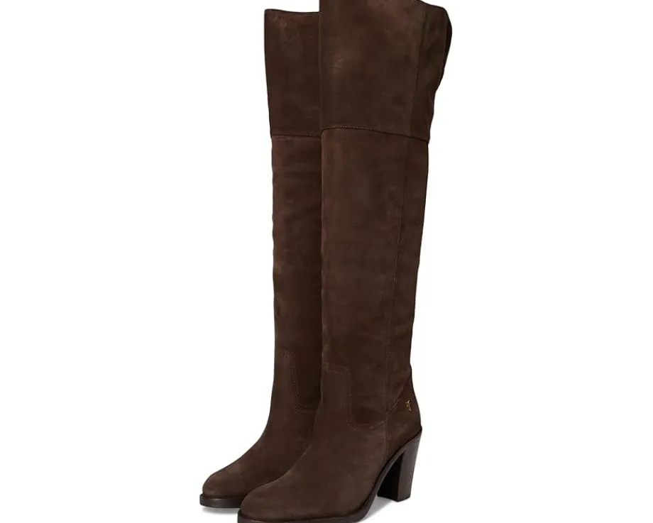 Frye Corinne Over The Knee Boot Dark Brown Hot