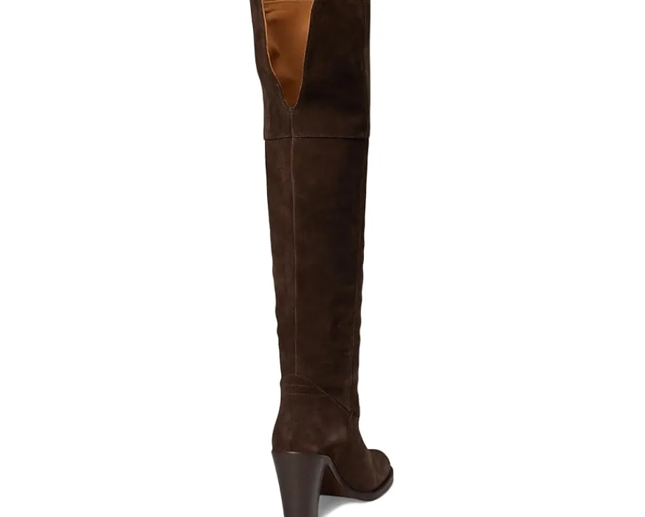 Frye Corinne Over The Knee Boot Dark Brown Hot