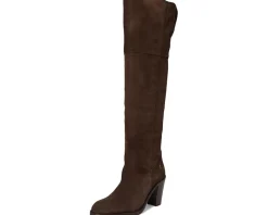 Frye Corinne Over The Knee Boot Dark Brown Hot