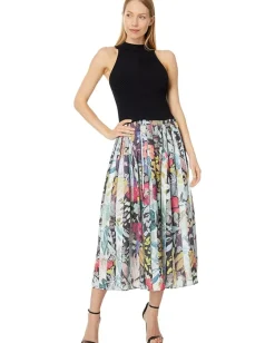 Ted Baker Corino Mockable Pleated Dress Black Discount