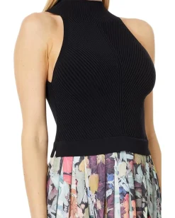 Ted Baker Corino Mockable Pleated Dress Black Discount