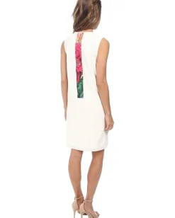 Women Hale Bob Cosmopolitan Jungle Shift Dress w/ Zipper Detail