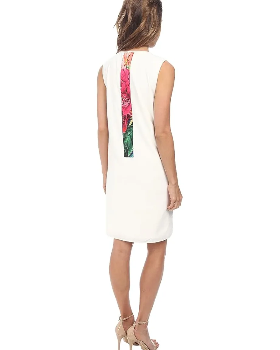 Women Hale Bob Cosmopolitan Jungle Shift Dress w/ Zipper Detail