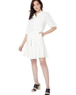 Women Maggy London Cotton Mini Fit-and-Flare