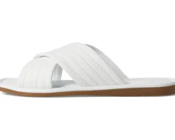 Seychelles Courage Leather Slide Sandal White Hot