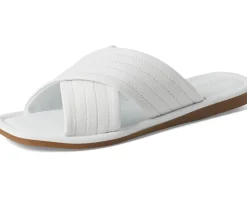 Seychelles Courage Leather Slide Sandal White Hot