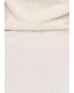 Women Madewell Coverstitch Turtleneck Drapey Rayon Rib