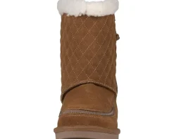 BILLY Footwear Cozy Quilt Lux Chestnut Hot