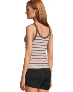 Prana Cozy Up Scoop Tank Saltwater Stripe Discount