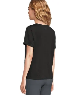 Eileen Fisher Crew Neck Short Sleeve Tee Black Best