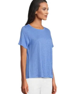 Women Eileen Fisher Crew Neck Short Sleeve Tee