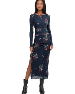 Free People Crimson Lights Set Navy Combo