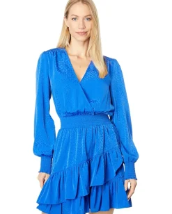 Lilly Pulitzer Cristiana Dress Ikat Blue Petite Leopard Jacquard Online