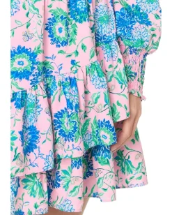 Lilly Pulitzer Cristiana Long Sleeve Stretch Dress Conch Shell Pink Rumor Has It Outlet