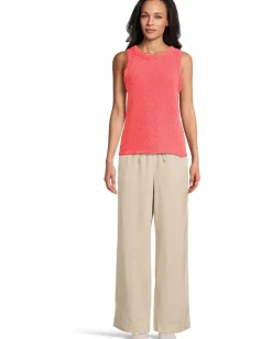 Tommy Bahama Crochet Edge Tank Melon Berry Hot