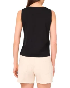 Women Vince Camuto Crochet Front Tank Scallop Edge