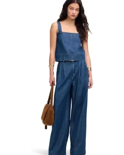 Women Madewell Crop Swing Top In