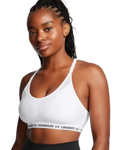 Under Armour Crossback Low Impact Bra White/Black