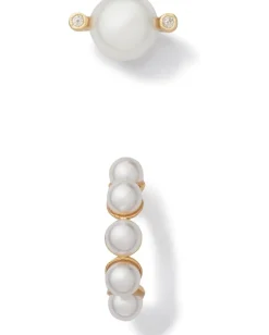 Kate Spade New York Curated Set Earring Set Cream/Gold