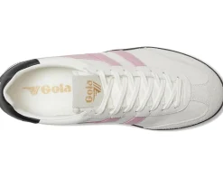 Gola Cyclone Leather White/Candy/Black/Dark Gum Best
