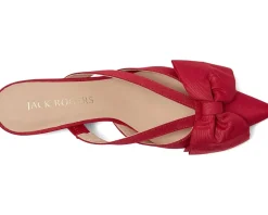 Jack Rogers Cynthia Bow Mule Carmine Red Sale