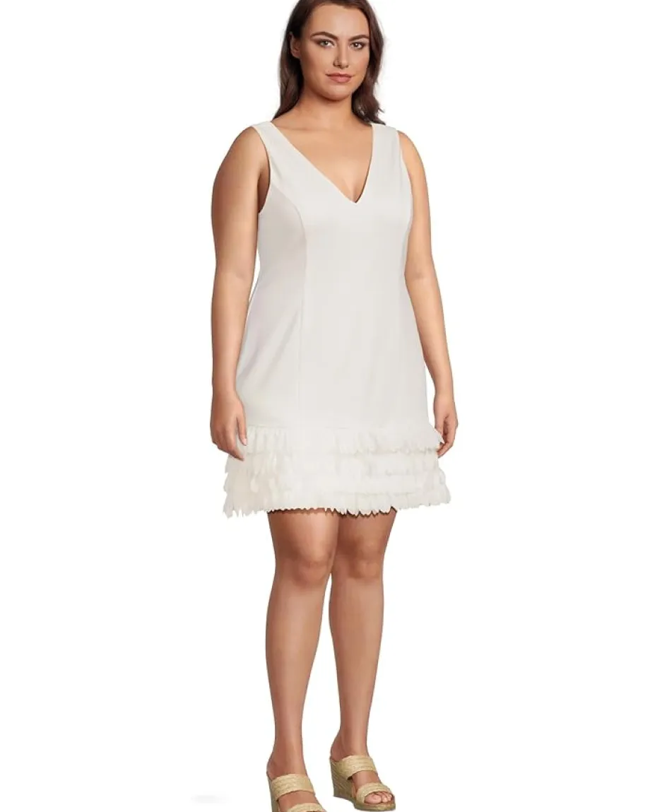 Women Adrianna Papell 3d Petal Crepe Short Dress