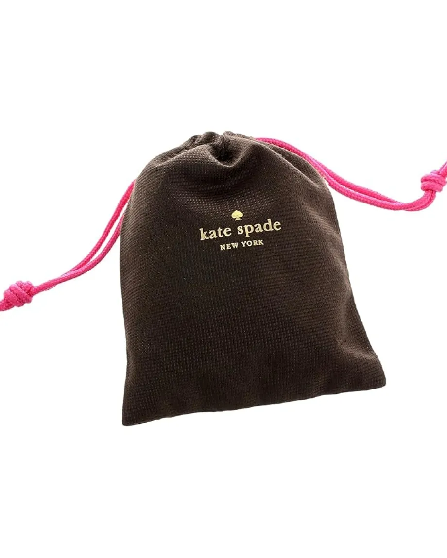 Women Kate Spade New York Dainty Sparklers Pave Disc Pendant Necklace