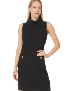 Lilly Pulitzer Daisee Shift Noir Knit Pucker Jacquard