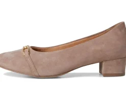 Trotters Dakota Taupe Suede Hot