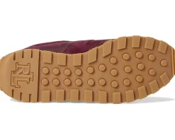 Women Lauren Ralph Lauren Dani Perforated Suede Sneakers