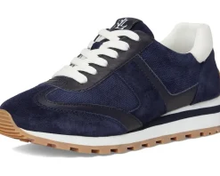 Women Lauren Ralph Lauren Dani Perforated Suede Sneakers