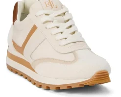 Women Lauren Ralph Lauren Dani Suede & Leather Sneakers