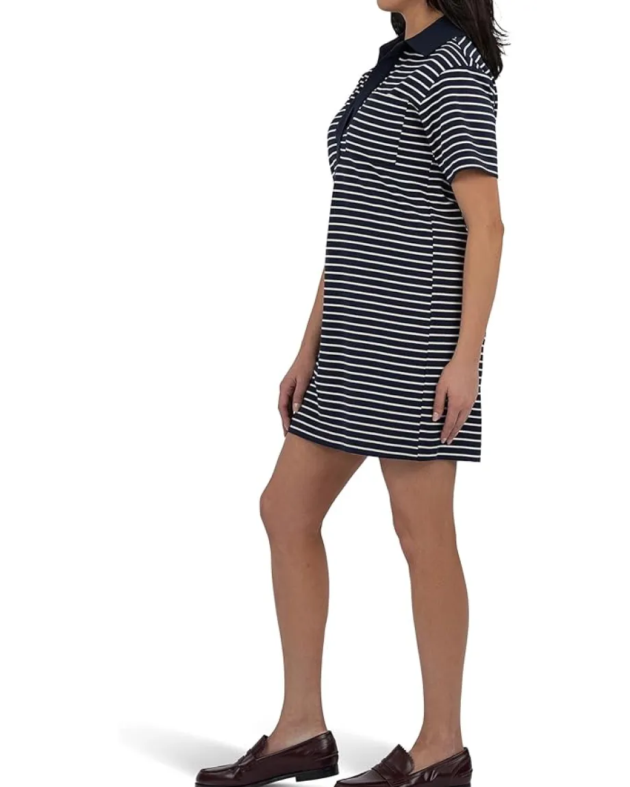 Women KUT from the Kloth Daphne Short Sleeve Fold Dress