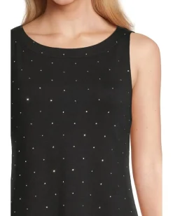 Tommy Bahama Darcy Jeweled Sleeveless Sheath Dress Black Online