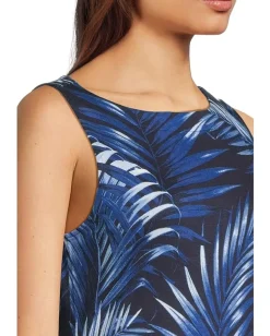 Women Tommy Bahama Darcy Leaf Of Luxury Sleeve Less Dress