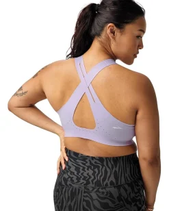Brooks Dare Cross-Back Run Bra 2.0 Orchid Petal Clearance