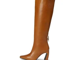 Free People Date Night Tall Boots Tan Leather New