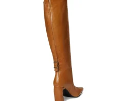 Free People Date Night Tall Boots Tan Leather New