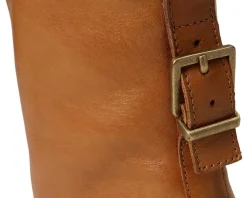 Free People Date Night Tall Boots Tan Leather New