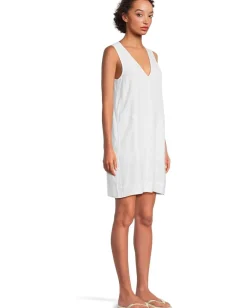 Splendid Dawson Linen Mini Dress White Discount