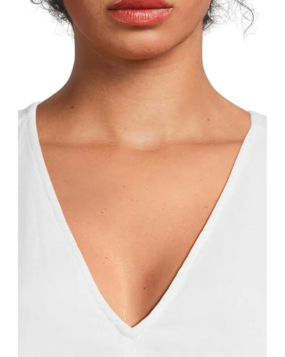 Splendid Dawson Linen Mini Dress White Discount