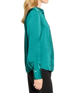 NIC+ZOE Day Gloss Shirt Pine