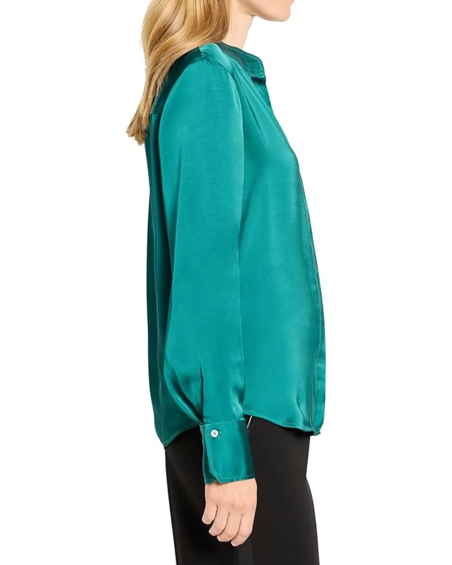 NIC+ZOE Day Gloss Shirt Pine