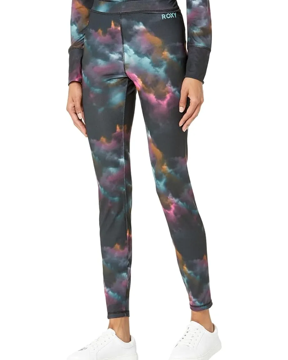 Roxy Daybreak Technical Base Layer Bottoms True Black Pensine New